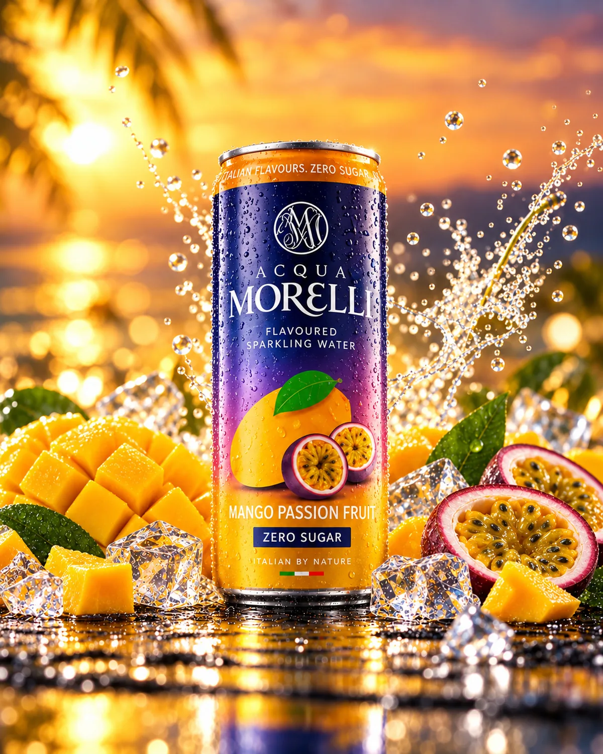 ACQUA MORELLI Mango Passion Fruit Zero Sugar